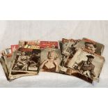 A collection of Picturegoer magazines from the late 40's and early 50's including Marylin Monroe,