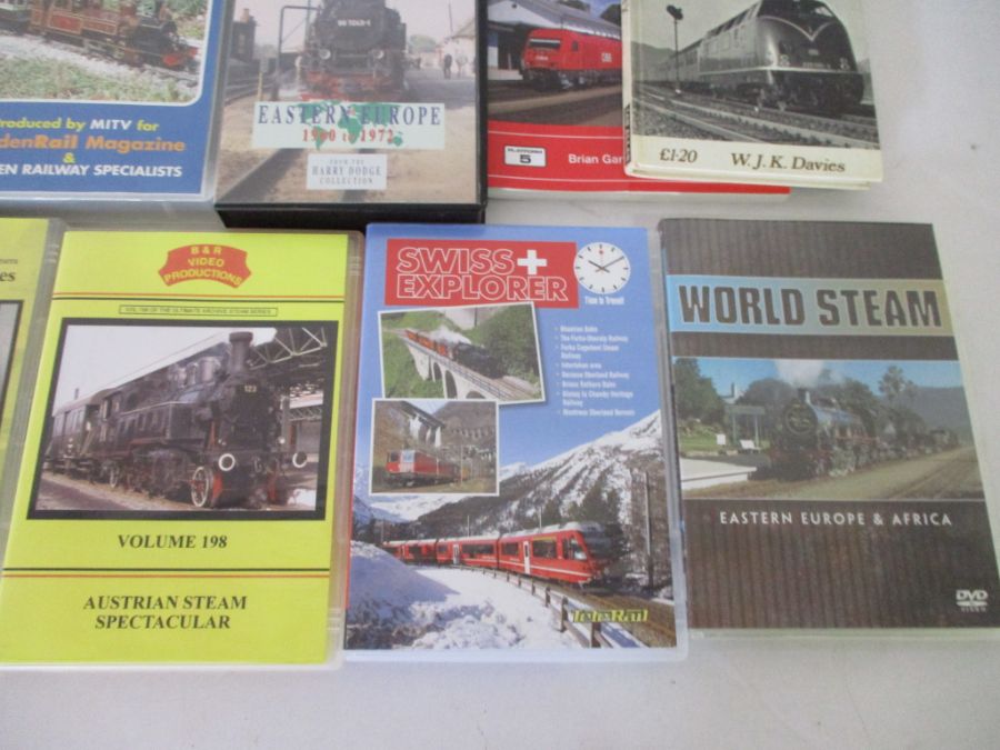 A collection of mainly European railway related books, DVD's, magazines and VHS video's etc - Image 15 of 15