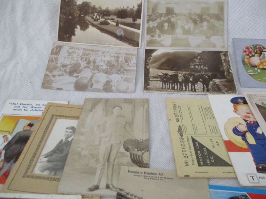 A collection of photographs, postcards etc including various postcards from Lyme Regis/Uplyme etc. - Image 12 of 52