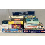 A collection of various modern board games