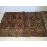 Two ground rugs, both A/F. 168cm x 112cm, 152cm x 100cm