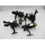 A collection of four fishing reels including two Fladen Charter Surf 6500 reels, Marado Sextant -III
