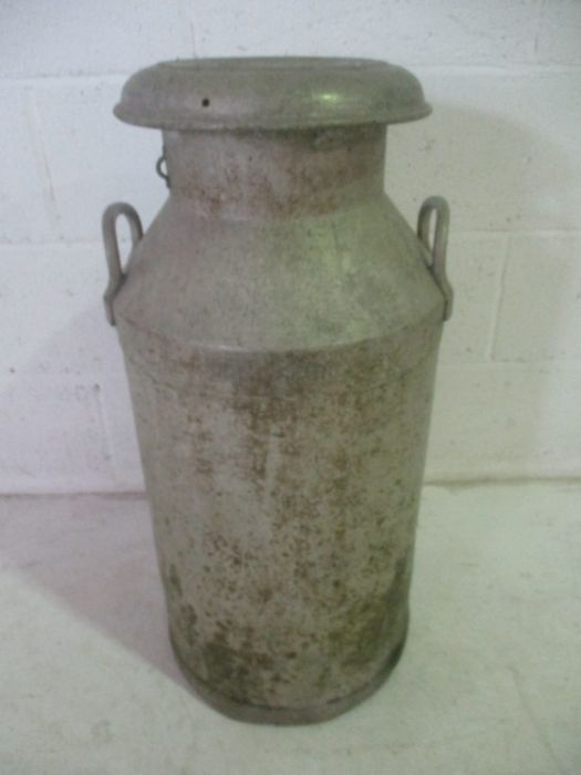 A Horlick's Dairy, Ilminster milk churn ( lid printed "Empty to Torrington Vale Dairies ( Devon)