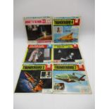 A collection of six Thunderbirds 33rpm mini albums by Century 21 Productions including Journey To