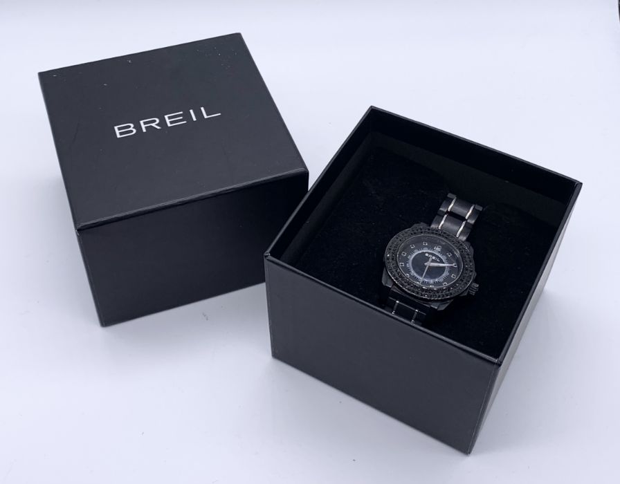A Breil stainless steel watch, model number TW0986