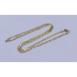 A 14ct gold chain, weight 4.2g