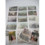 A collection of postcards including The Great Exhibition