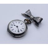 A 935 silver fob watch