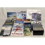 A collection of aviation and RAF themes books, videos, DVD, puzzle etc