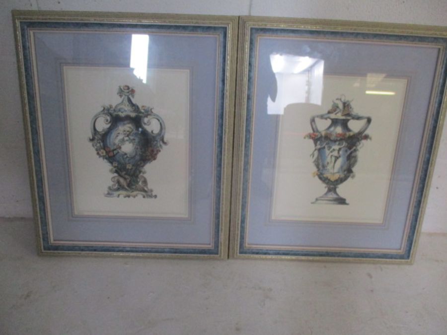 A pair of framed Classical prints by A Wright