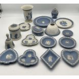 A collection of Wedgwood Jasperware