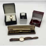 A collection of various watches including Rotary, Avia etc.
