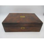 A Victorian sewing box