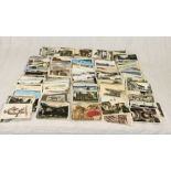 A collection of various vintage postcards - many local interest
