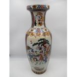 An Oriental vase - approx. height 60cm