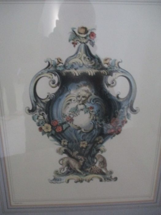 A pair of framed Classical prints by A Wright - Image 2 of 6