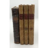 A small collection of four antiquarian books comprising of volumes II, III and IIII of The Poems