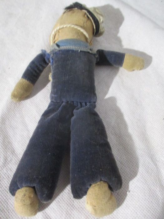 A collection of soft toys including a vintage Womble in Harley Davidson jacket, fox huntsman, - Image 17 of 21