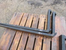 PAIR OF FORKLIFT TINES, UNTESTED.