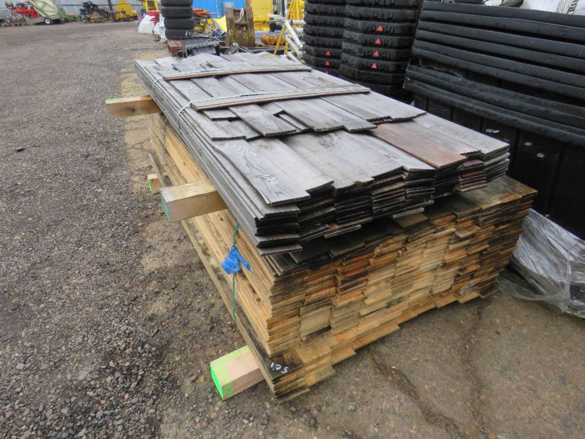 2 X PACKS OF UNTREATED TIMBER BOARDS 1.74M X 9CM APPROX. - Image 3 of 3