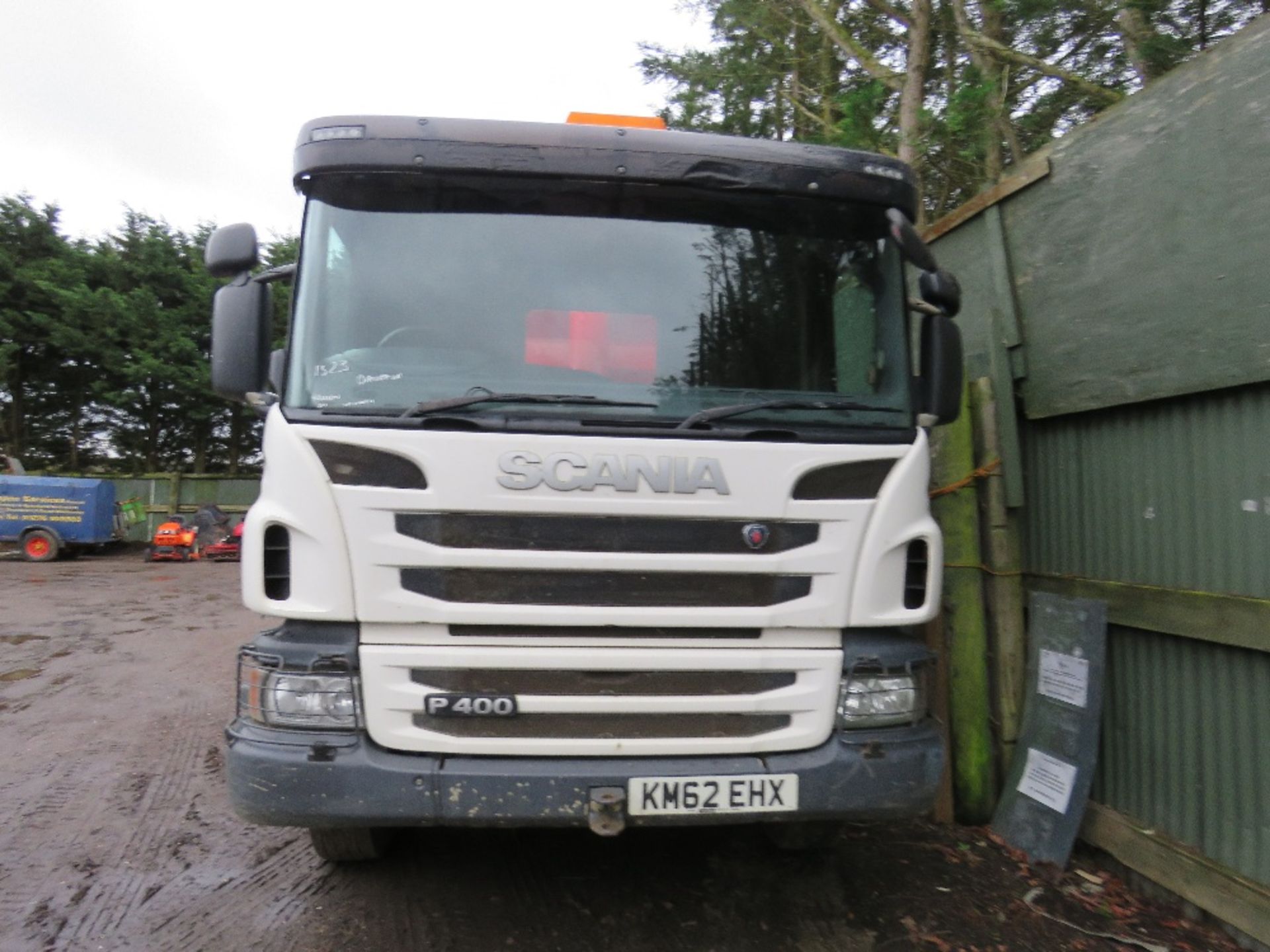 SCANIA P400 8X4 TIPPER LORRY REG:KM62 EHX. SEMI AUTO GEARBOX. 2013 REGISTERED. TESTED TILL MARCH 202