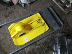 COMPACTION PLATE BASE PLUS A HANDLE, LITTLE USED.