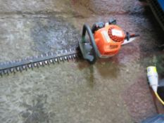 STIHL PETROL ENGINED HEDGE CUTTER.