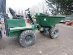 THWAITES 3TONNE SWIVEL SKIP DUMPER, YEAR 2011. REG:LK11 EVU. SN:SLCM573Z1107C0717.