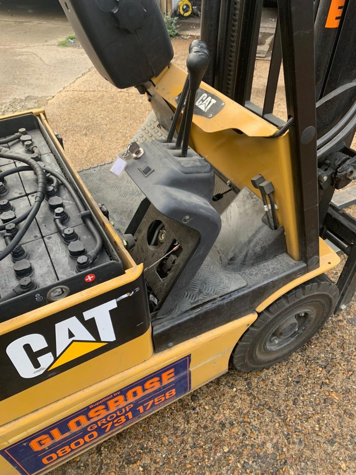 CATERPILLAR EP12KRT-PAC BATTERY FORKLIFT TRUCK, YEAR 2016 BUILD. 1.2 TONNE RATED. WHEN TESTED WAS S - Image 10 of 17