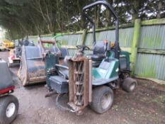 HAYTER LT324 4WD TRIPLE MOWER. 3693REC HOURS, YEAR 2009. REG:LK59 JFX WITH V5. WHEN TESTED WAS SEEN