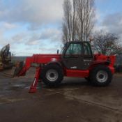 MANITOU MT1740 17 METRE TELEHANDLER, YEAR 2004 BUILD. 6993 REC HRS. SIDE SHIFT. WHEN TESTED WAS