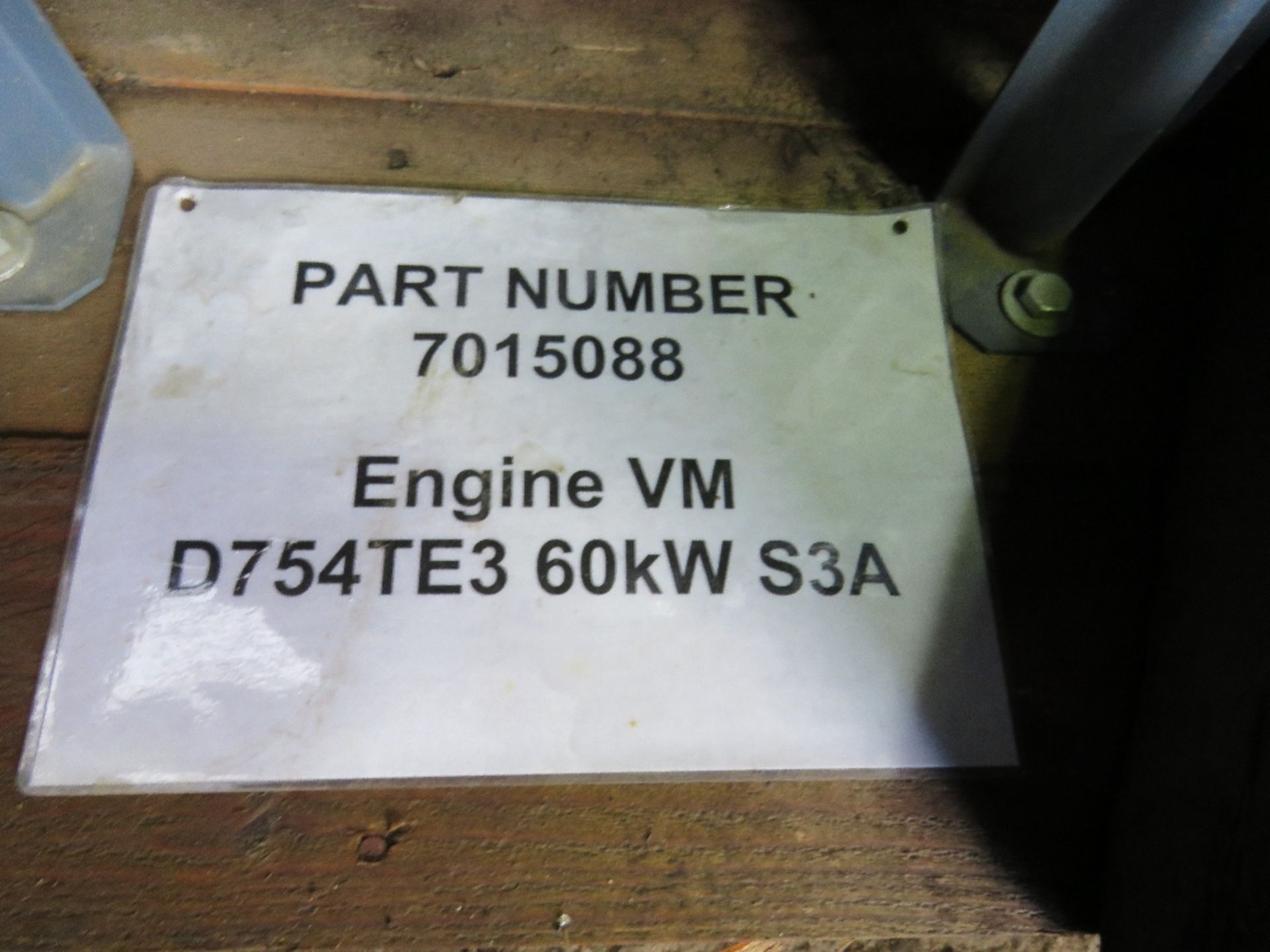 VM D754TE3 DIESEL ENGINE, 60W-S3A TYPE.