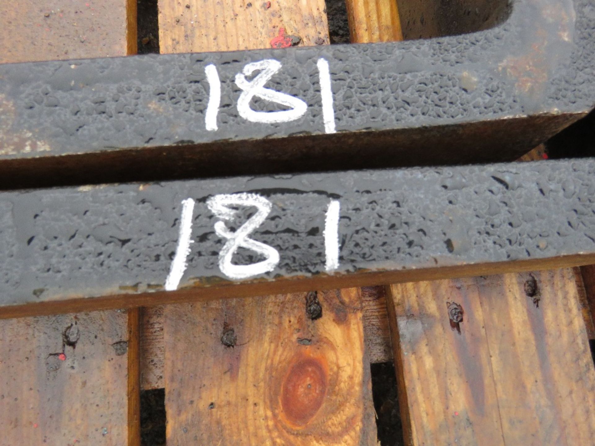 PAIR OF FORKLIFT TINES, UNTESTED. - Image 3 of 3