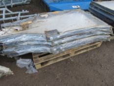 4 X COMPACT TRACTOR FOLDING ROLL FRAMES, UNUSED.