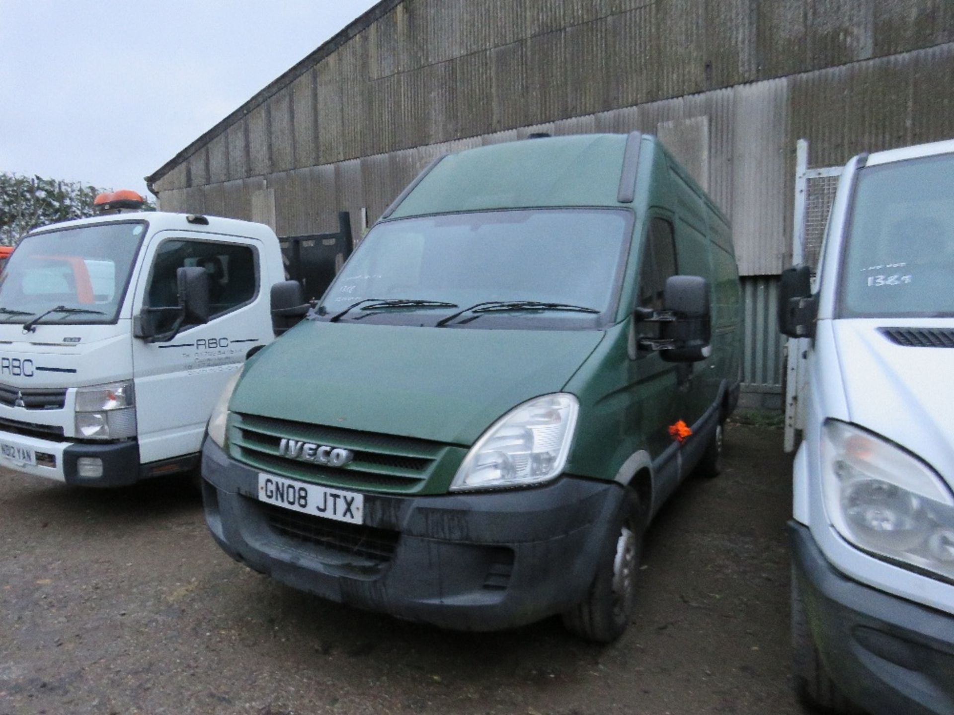 IVECO 3512S LONG WHEEL BASE HIGH TOP PANEL VAN, REG:GN08 JTX. - Image 3 of 8