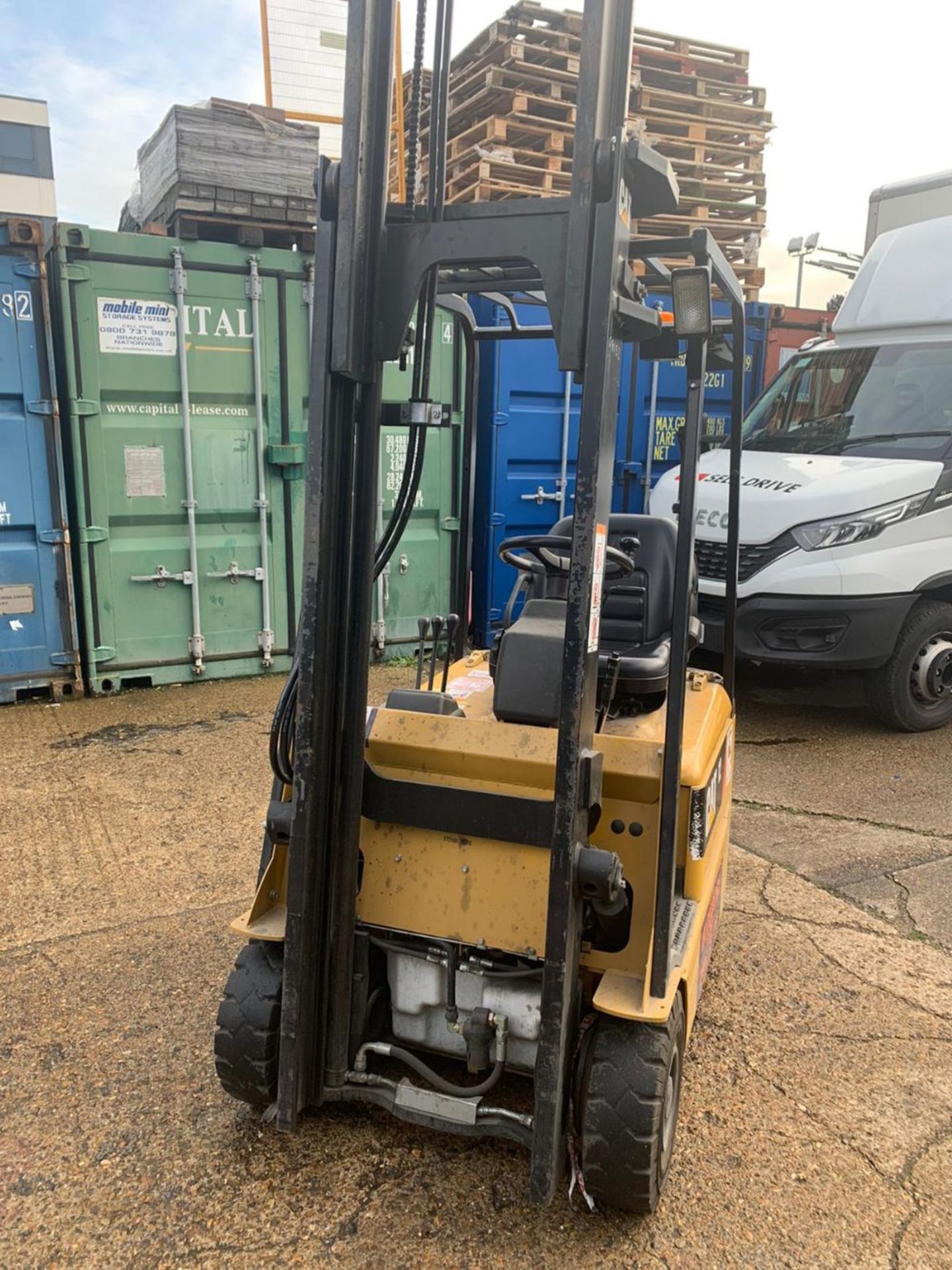 CATERPILLAR EP12KRT-PAC BATTERY FORKLIFT TRUCK, YEAR 2016 BUILD. 1.2 TONNE RATED. WHEN TESTED WAS S - Image 12 of 17