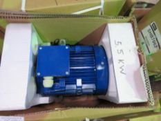 3 X 5.5KW ELECTRIC MOTORS. SOURCED FROM MANUFACTURING COMPANY'S STOCK TAKING PROGRAMME