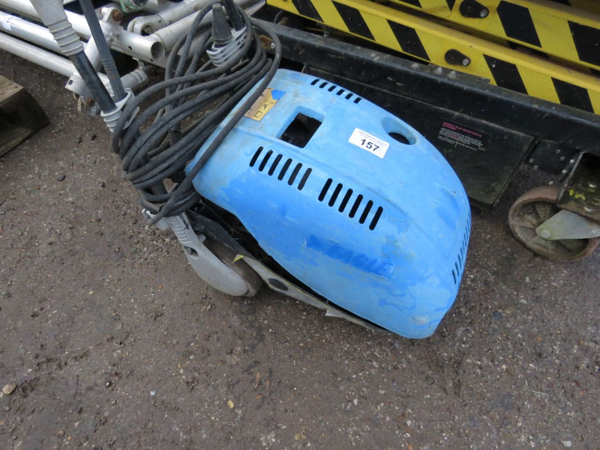 PRESSURE WASHER WITH HOSE AND LANCE. UNTESTED, CONDITION UNKNOWN.