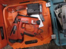 PASLODE SECOND FIX NAIL GUN, IN CASE. DIRECT FROM LOCAL COMPANY DUE TO THE CLOSURE OF THE SMALL PLAN