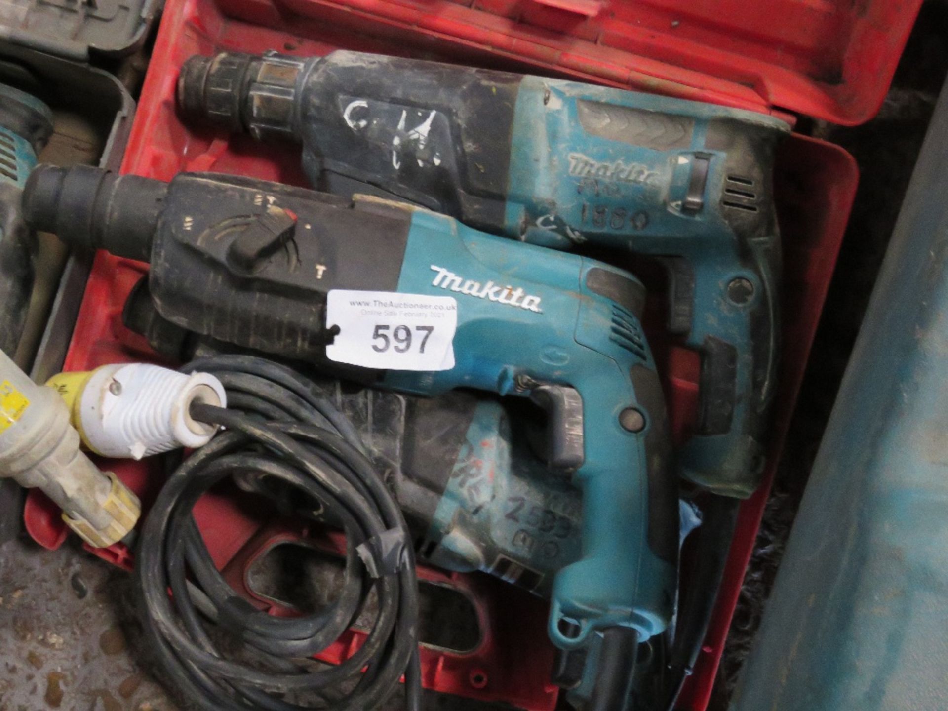 3 X MAKITA SDS DRILLS.