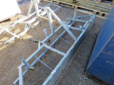 MENAGE LEVELLER FOR TRACTOR LINKAGE, 8FT WIDE APPROX. NO VAT ON HAMMER PRICE.