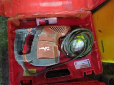 HILTI TE30 BREAKER DRILL IN CASE, 110VOLT. SOURCED FROM DEPOT CLEARANCE PROJECT.