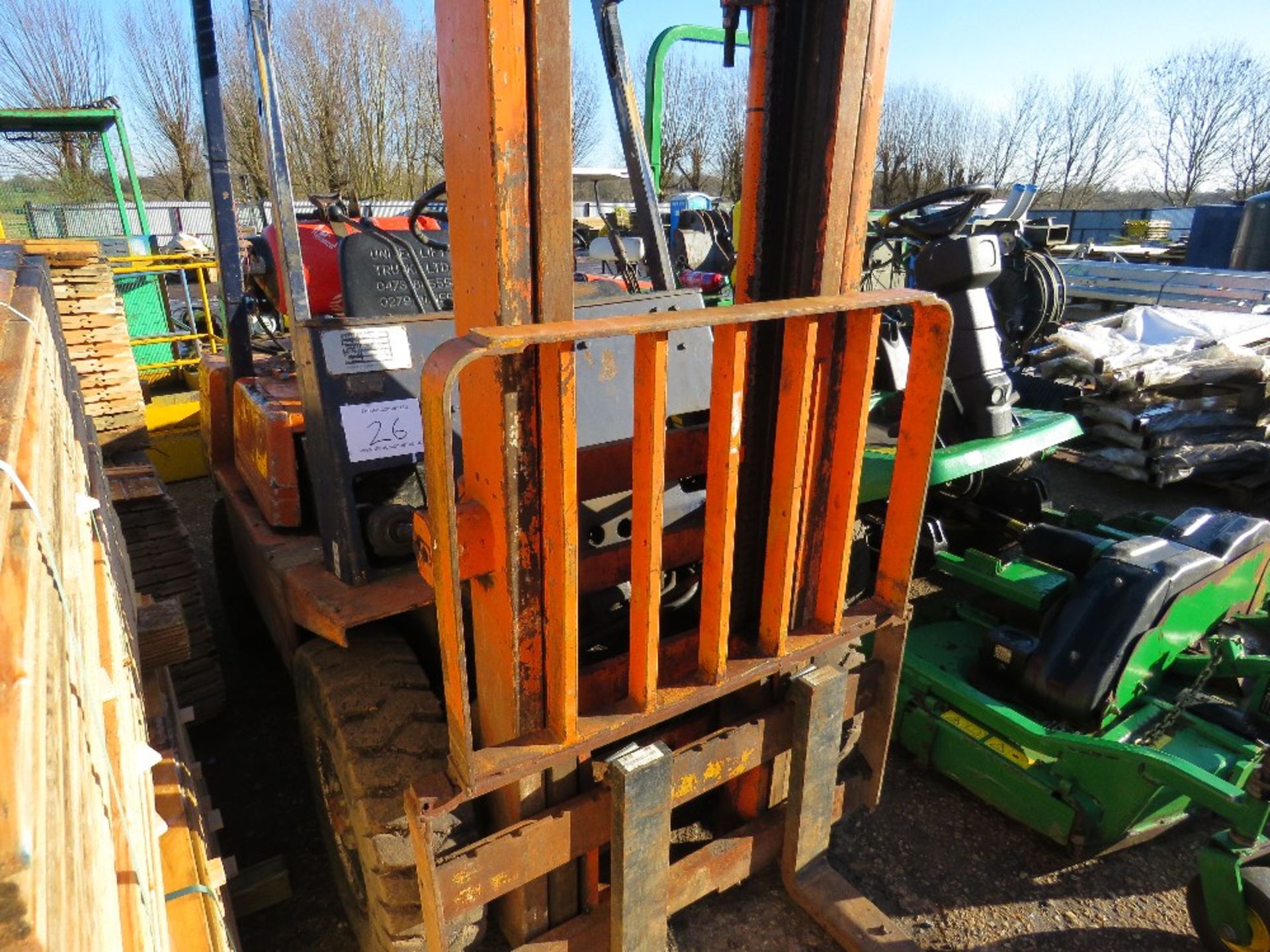 PUMA FG25 GAS POWERED FORKLIFT TRUCK, SN:203976. - Image 2 of 7