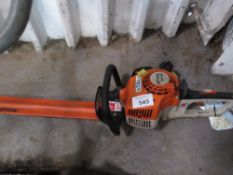 STIHL HS45 PETROL ENGINED HEDGE CUTTER. DIRECT FROM LOCAL COMPANY DUE TO THE CLOSURE OF THE SMALL PL