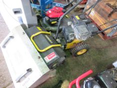 PETROL ENGINED STABLE YARD BRUSH WITH COLLECTOR. DIRECT FROM LOCAL COMPANY DUE TO THE CLOSURE OF THE