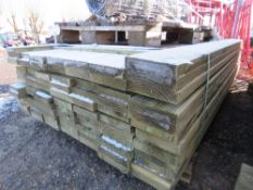 PACK OF TIMBER CLADDING BOARDS 1.83M X 14CM WIDE APPROX. 79NO IN TOTAL APPROX.