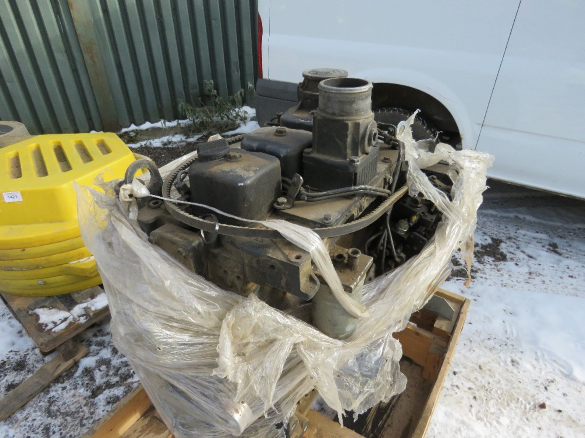 4 CYLINDER DIESEL ENGINE. - Image 4 of 8