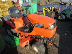 KUBOTA G21 RIDE ON TRACTOR MOWER. YEAR 2004. 1240 REC HRS. SN:10519. WHEN TESTED WAS SEEN TO DRIVE,
