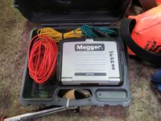 MEGGER DET3TC EARTH TESTER SET. SOURCED FROM SITE CLEARANCE PROJECT.