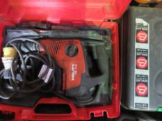 HILTI TE7-C DRILL IN CASE, 110VOLT. SOURCED FROM DEPOT CLEARANCE PROJECT.